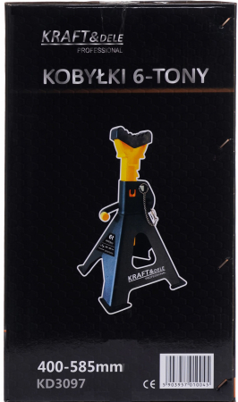 Set 2 suporti sustinere material protectie 2 sigurante tip capra 6 Tone auto, reglaj dinti 400-585mm (KD3097) [1]