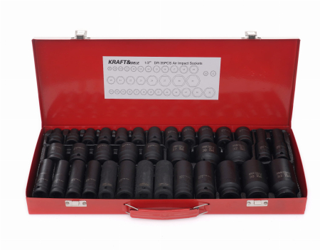 Set 35 chei tubulare impact, Kraft&Dele, 1/2", KD11756 [4]