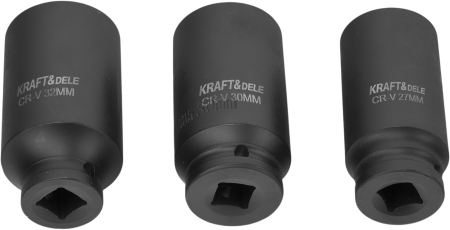 Set 35 chei tubulare impact, Kraft&Dele, 1/2", KD11756 [4]
