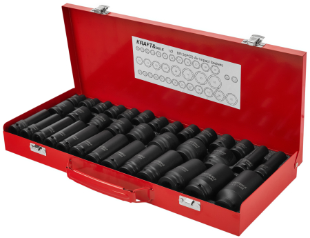 Set 35 chei tubulare impact, Kraft&Dele, 1/2", KD11756 [10]