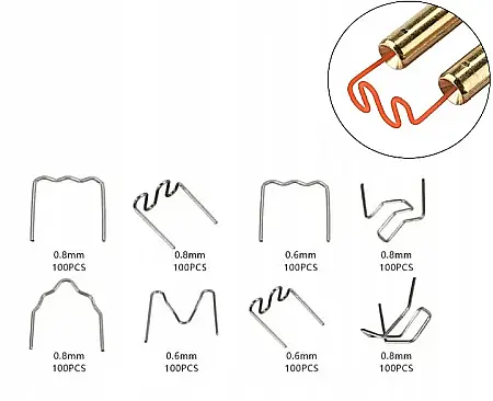Set 800 capse cleme sarme agrafe sudat lipit plastic [5]