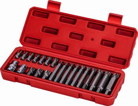 Seturi biți și accesorii gaurit - Set biți M4-M18 SPLINE 22 buc. KD10539
