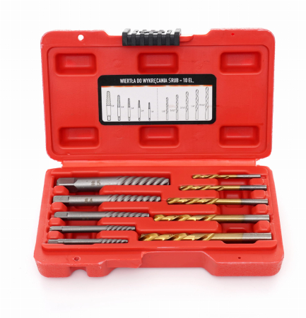 Diverse accesorii - Set burghie pentru slabirea suruburilor deteriorate, Kraft&Dele, KD11790
