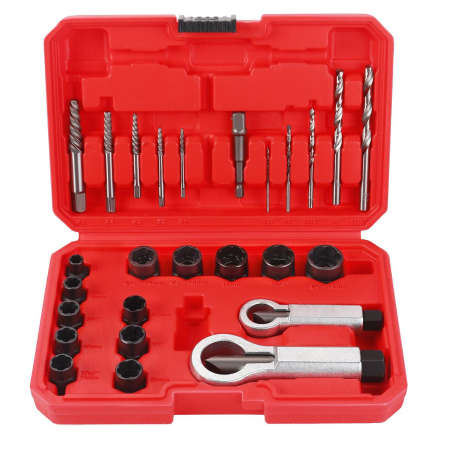 Set burghie si chei tubulare pentru indepartare suruburi rupte, 26 bucati, Kraft&Dele KD5988 [7]