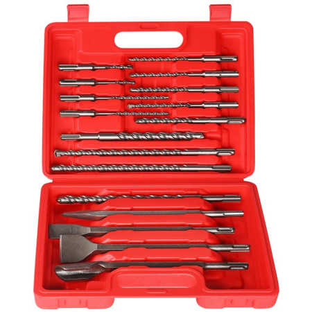 Alte accesorii si scule - Set burgie si dalti,17 PIESE, Kraft&Dele, KD10068