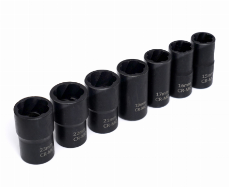 Set chei tubulare de impact cu bit, Kraft&Dele, 1/2'' 15 elemente, Kd11793 [2]