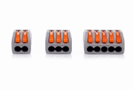 Set conectori electrici, Kraft&Dele, terminale cu clips, 60 buc, kD10496 [1]