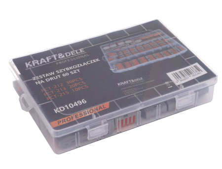 Set conectori electrici, Kraft&Dele, terminale cu clips, 60 buc, kD10496 [4]