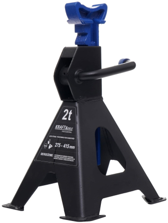 Set Cric hidraulic, Kraft&Dele KD1377, cu profil scazut, 2 T, 130-300 mm + Suporturi auto reglabile Kraft&Dele KD3170, set 2 buc, 275-415mm, 2 tone, grafit/negru [17]