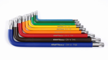 Set de imbusuri colorate, TORX, 9 piese, Kraft&Dele KD11930 [3]