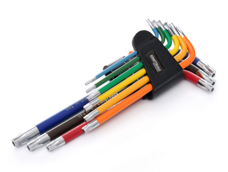 Set de imbusuri colorate, TORX, 9 piese, Kraft&Dele KD11930 [4]