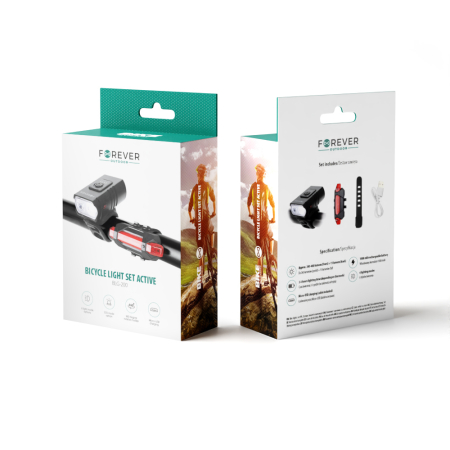 Set de lumini pentru bicicletă Active BLG-200 Forever Outdoor [5]