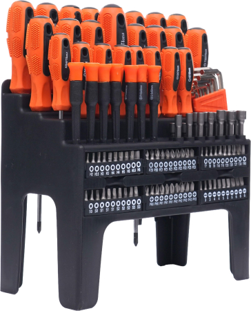 Set șurubelnițe și biți 122 buc KD10958