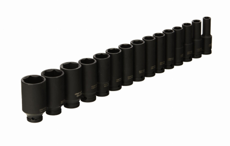 Set tubulare de impact, 1 /2", 10-32 mm, 15 bucati, Kraft&Dele KD11769 [3]