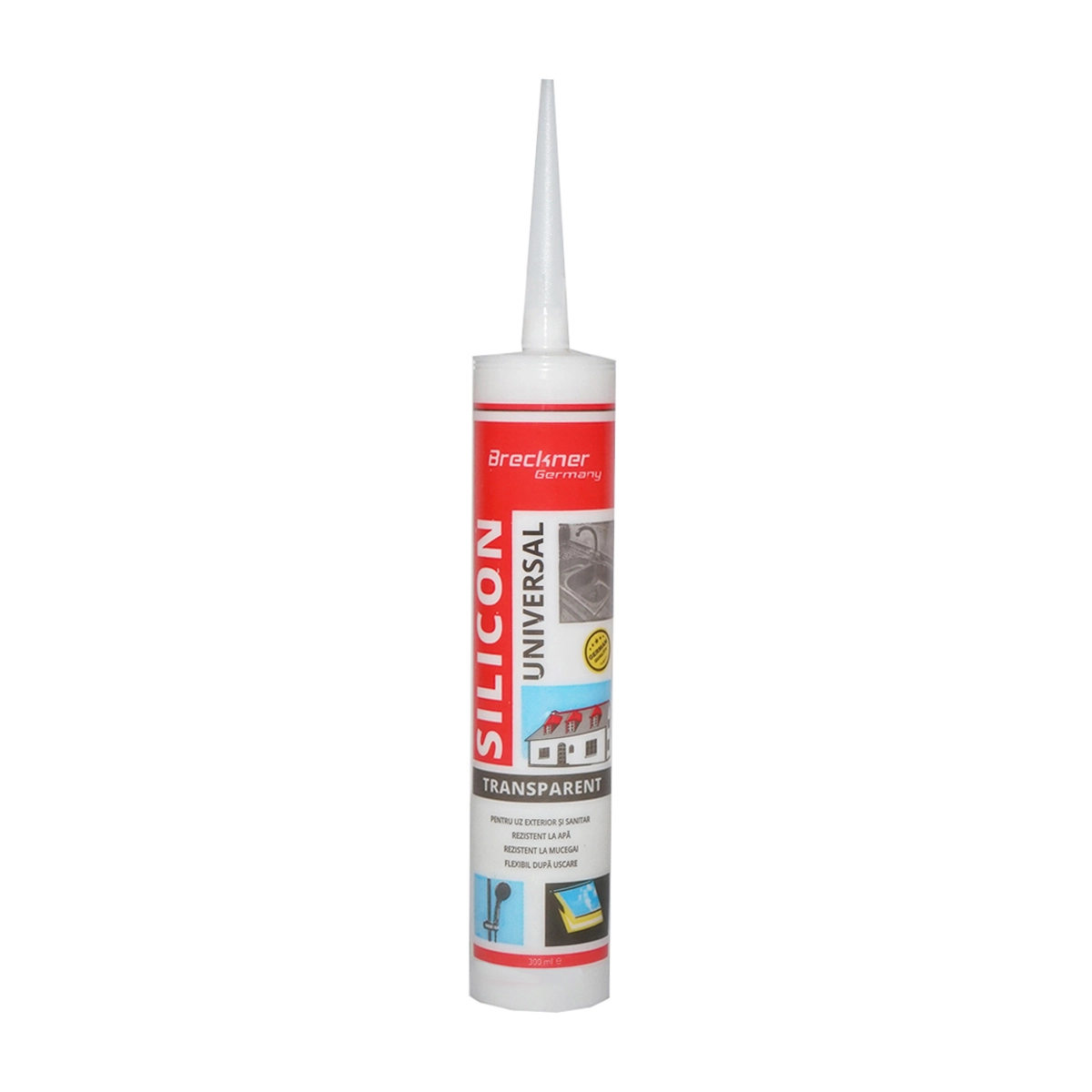 Silicon Universal - Silicon transparent universal interior/exterior 300ml Breckner Germany