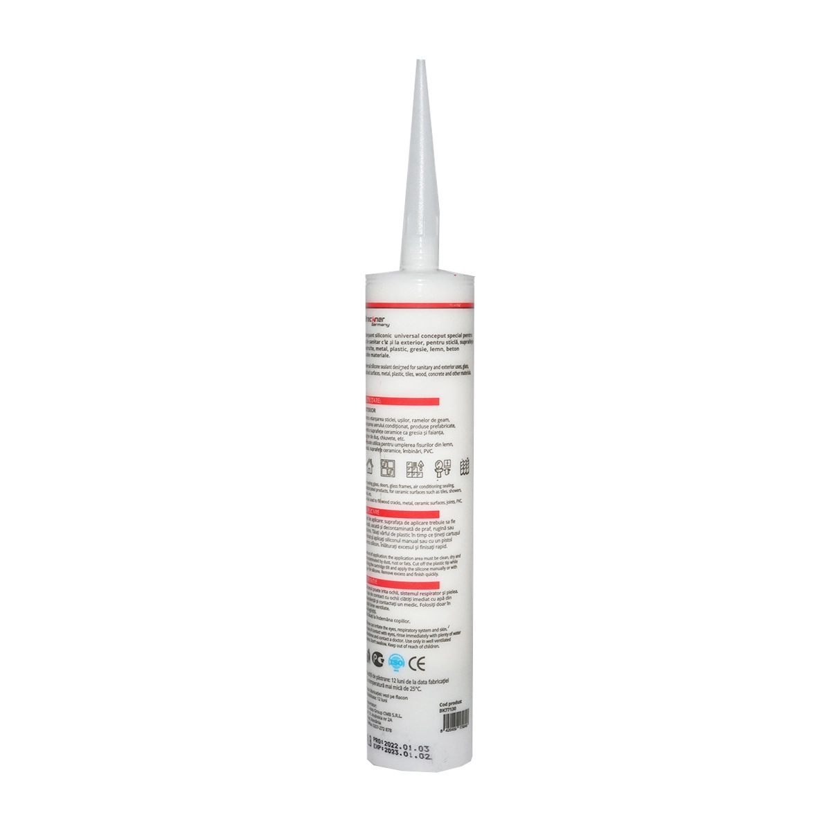 Silicon universal alb interior/exterior 300ml Breckner Germany [1]