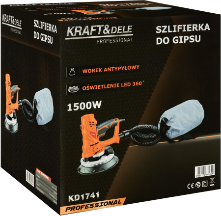 Slefuitor pentru pereti, 225 mm, 1500W KD1741 [12]