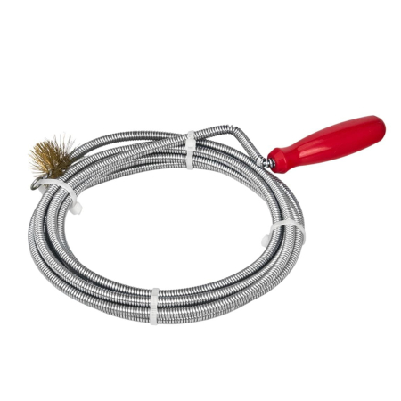 Scule pentru constructii - Spirală de canalizare pentru țevi cu perie 6mm x 3m KD11768