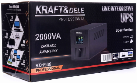 Sursă de alimentare de urgență UPS 2000VA LCD KD1930 [1]