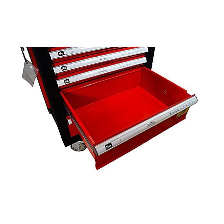 Dulap scule, Kraft&Dele KD361, pe roti, 6 sertare, 263 piese [4]
