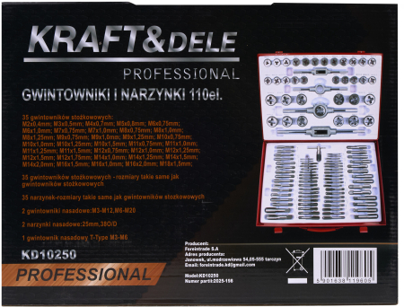 Tarozi și matrițe 110 buc KD10250 [1]