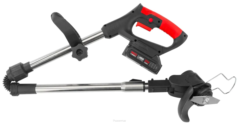 Trimmer de tuns gazon / iarba pe acumulator, 1000 W, Red Technic RTPKA0104 [18]