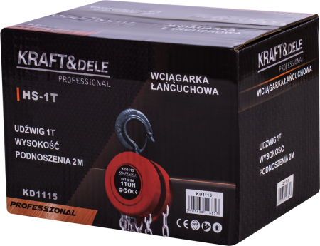 Troliu cu lanț 1T KD1115 [1]