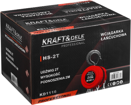 Troliu cu lanț 2T 2m KD1116 [12]