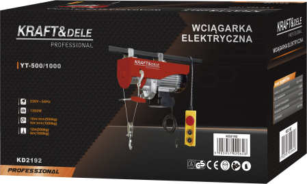 Troliu electric 230V 1350W 500/1000kg KD2192 [11]