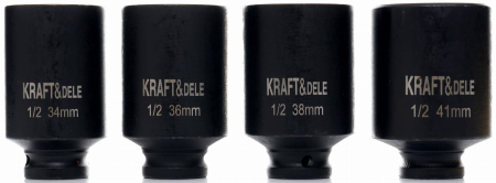 Trusa tubulare, de impact 1/2" 4 buc, KD11754, Kraft&Dele [4]