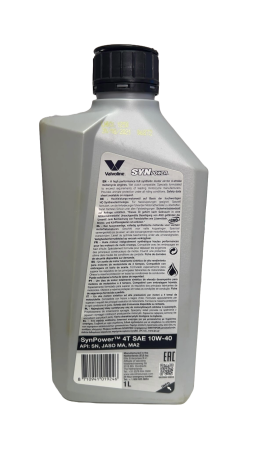 Valvoline SynPower 4T 10W-40 – Ulei sintetic pentru motoare 4T (1L) [2]
