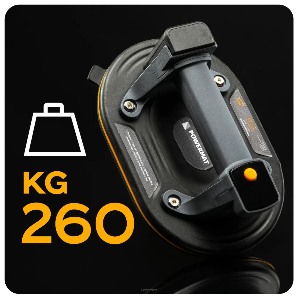 Ventuza cu baterie pentru gresie si sticla capacitate maxima sigura 200 kg Powermat PM1589 [2]