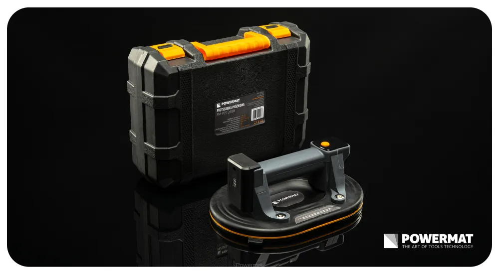 Ventuza cu baterie pentru gresie si sticla capacitate maxima sigura 200 kg Powermat PM1589 [3]