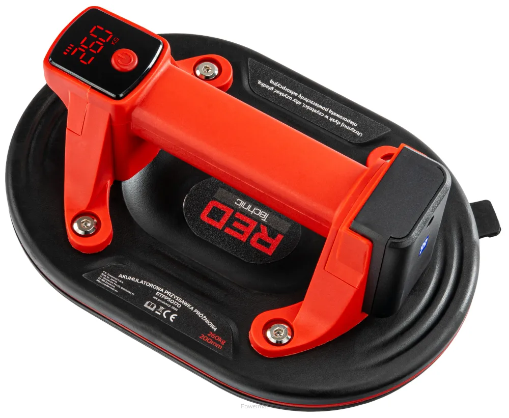 Ventuza pentru sticla cu acumulator, Red Technic RTPPS0170 [8]