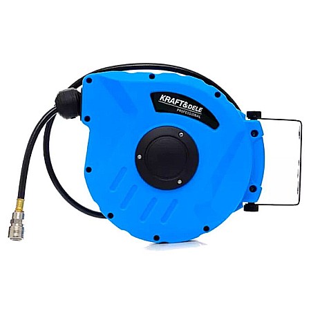 Furtun aer compresor 20m cu bobina rola automata tambur [1]