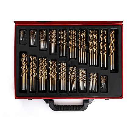 Burghie din titan HSS pentru metal 170 buc [5]