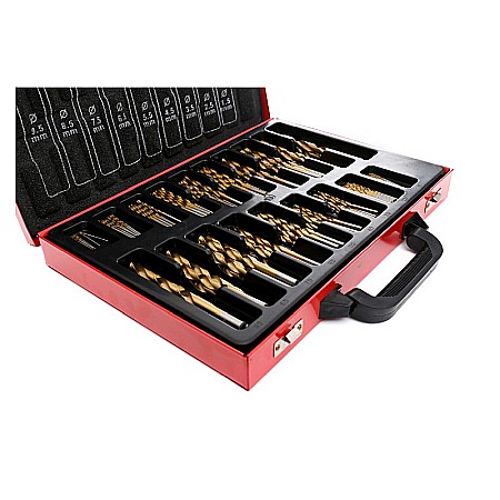 Burghie din titan HSS pentru metal 170 buc [4]