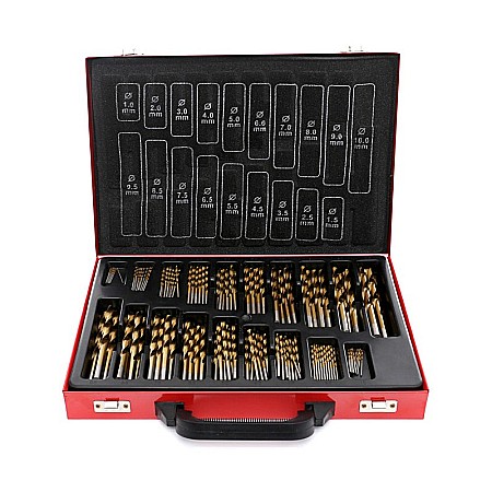 Burghie din titan HSS pentru metal 170 buc [2]
