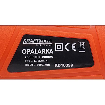 Arzator electric de buruieni, Kraft&Dele KD10399, 2000W [8]