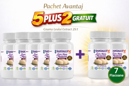 Ciuperci Medicinale - Pachet Avantaj 5+2 Gratuit Coama Leului Extract 25:1