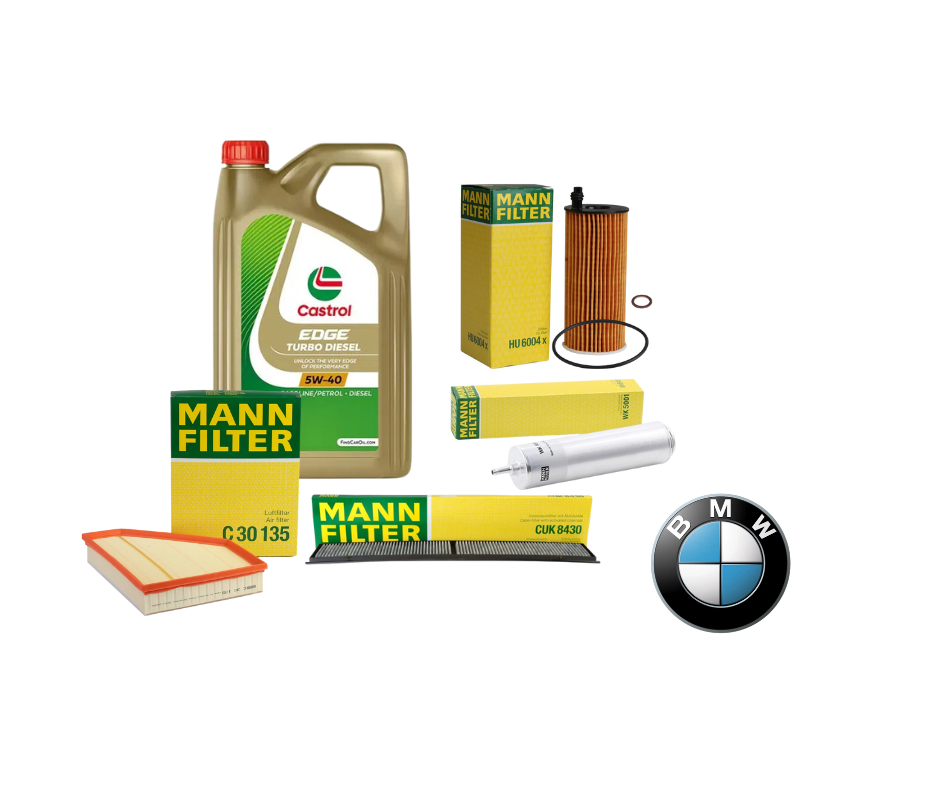 Kit Revizie BMW  Ulei Castrol+ Filtre Mann pentru BMW M47/N47  E90/E91/E92 /seria3 [1]