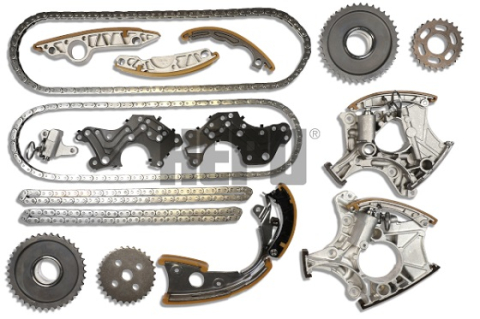 Distributie pe lant - Kit lant de distributie HEPU 21-0548 pentru AUDI A4, A8, A6