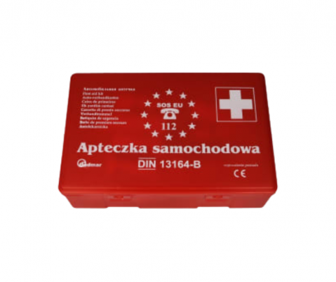Siguranță Auto - Trusa medicala de prim ajutor RED