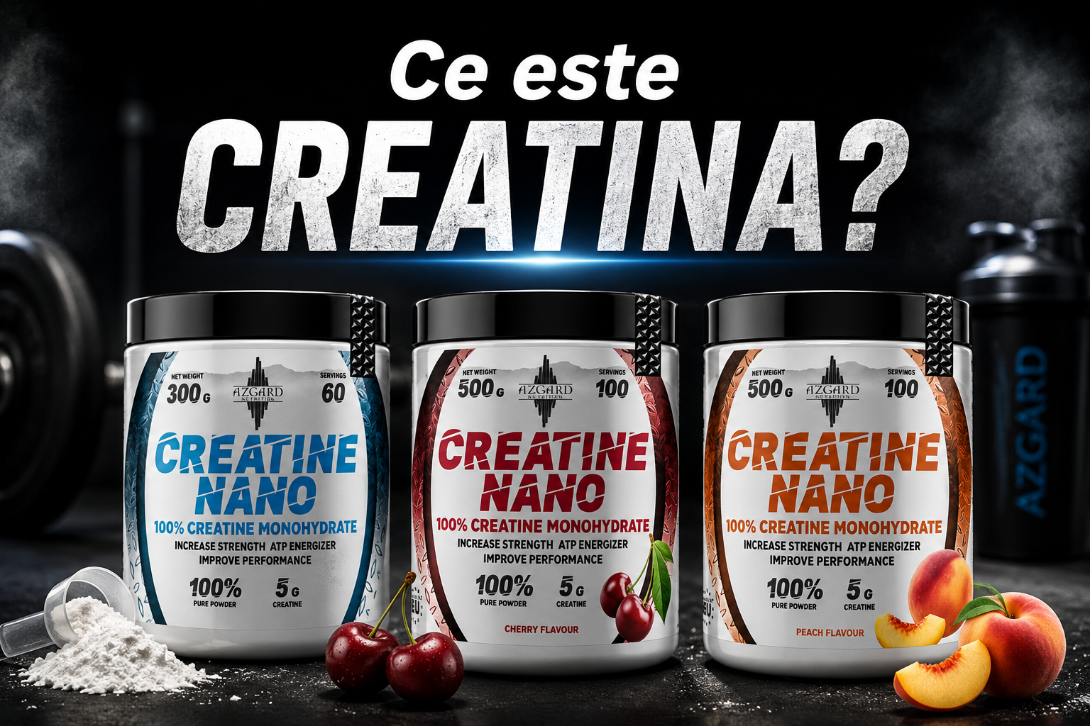 Creatina – unul dintre cele mai studiate și eficiente suplimente pentru performanță