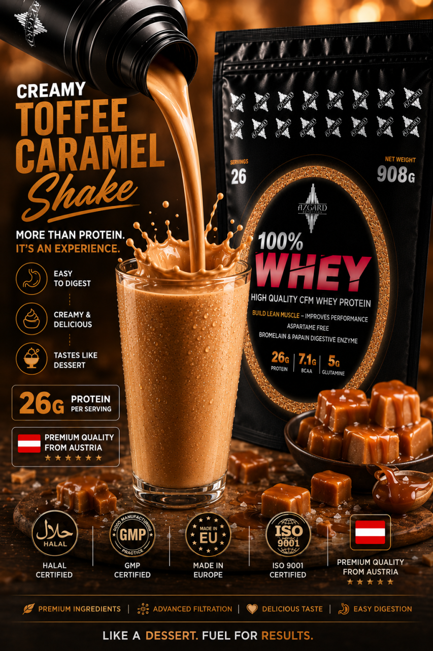 Azgard 100% WHEY - TOFFEE CARAMEL 908g [2]