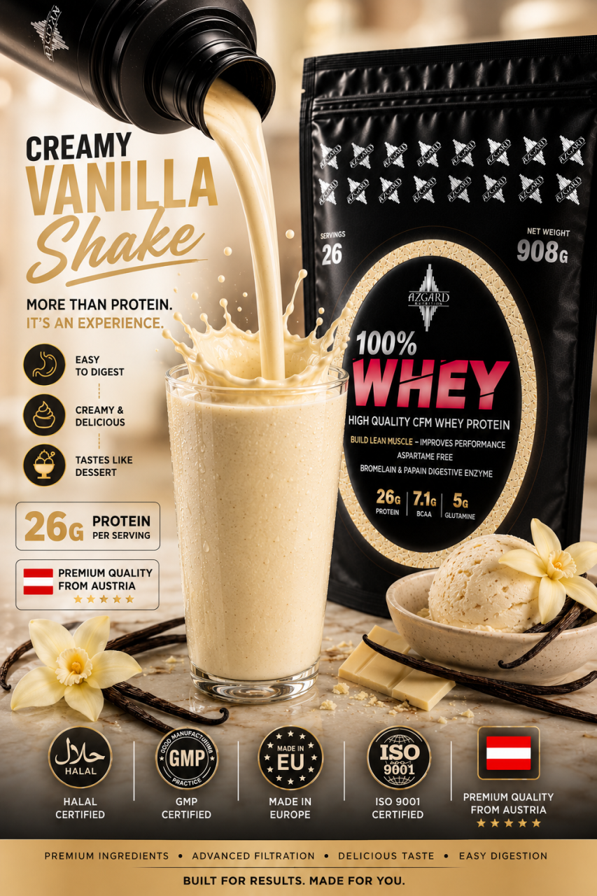 Azgard 100% WHEY - VANILLA 908g [2]