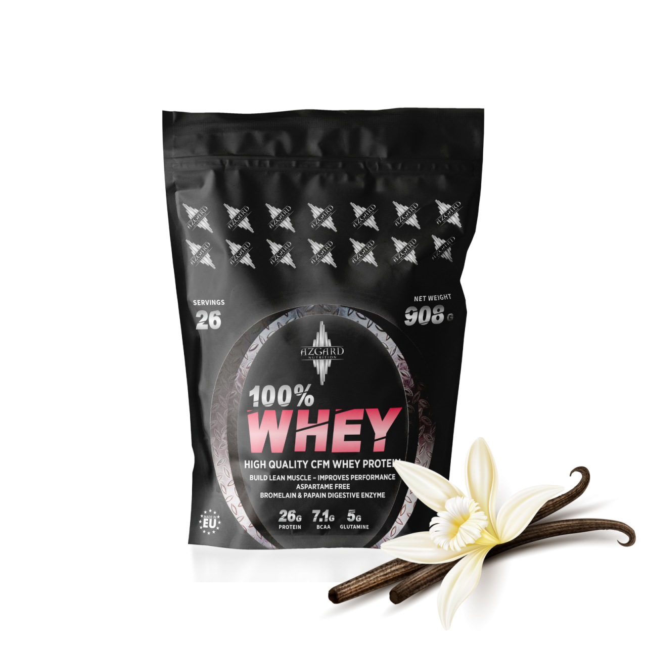 Azgard 100% WHEY - VANILLA 908g [1]