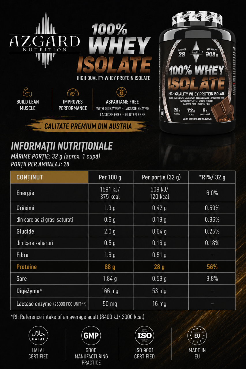 Azgard Whey ISO - COOKIES&CREAM 908g [3]
