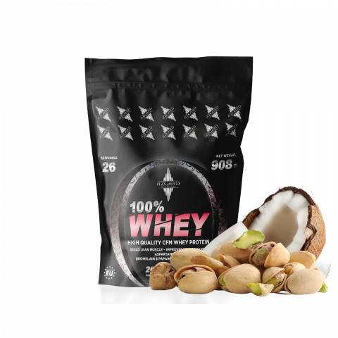 PROTEINE AZGARD CFM WHEY - Azgard 100% WHEY - COCONUT-PISTACHIO 908g