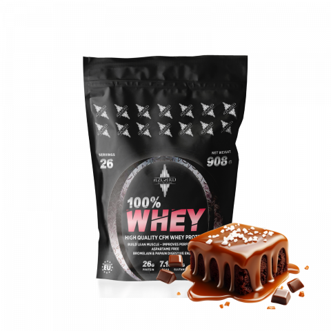 PROTEINE AZGARD CFM WHEY - Azgard 100% WHEY - CHOCOLATE-CARAMEL 908g